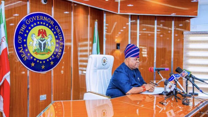 Gov Adeleke warns OSUN: "I Will Remove Monarch Whose Domain Is Not Peaceful" — Gov Adeleke warns