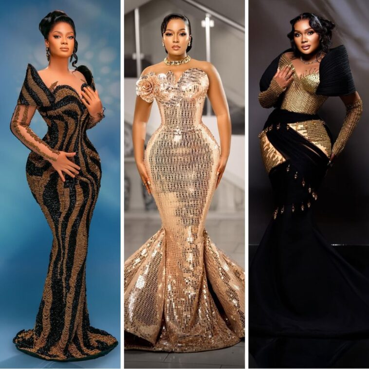 Stunning! See How the Tanzanian Ladies Served Fashion in Gold for Juma Jux & Priscilla Ojo’s Wedding Reception (PHOTOS)