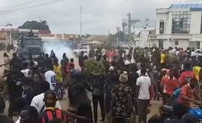 Benue State Police Command Arrested 14 Protesters Set Truck, Driver Ablaze During Protest