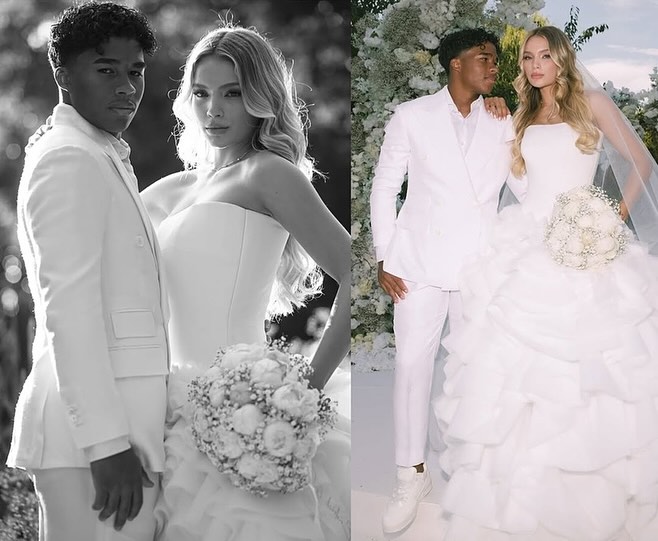 18-year-old Real Madrid Star Endrick Marries his 24-year-old Partner Gabriely Miranda