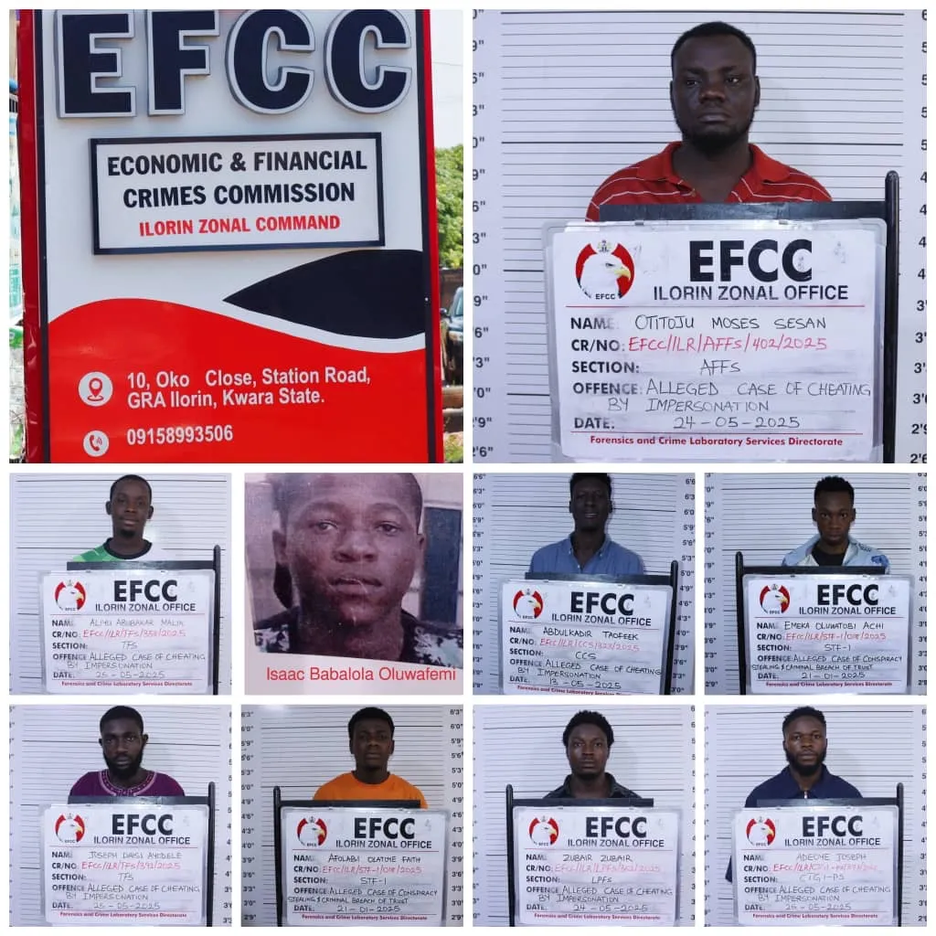 Nigerian Gospel Singer,And 8 Other, Jailed For Cybercrime In Ilorin (PHOTOS)