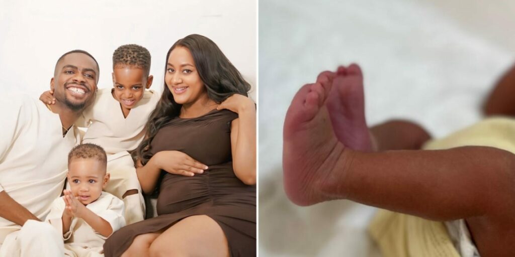Popular Nigerian Comedian, Josh2Funny And Wife, Bina, Welcome Third Son