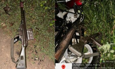 Army Kill Two Terrorists, Recover Arms In Taraba Operation (PHOTOS)