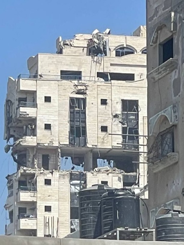 BREAKING NEWS: Israeli Airstrikes Hit Mushtaha Tower in Gaza City