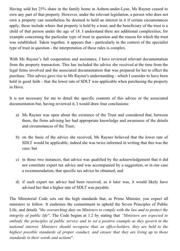 BREAKING NEWS: Ethics Probe Finds UK Deputy PM Angela Rayner Guilty of Ministerial Code Breach