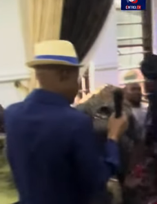Minister Wike Sheds Tears During Condolence Visit to Late FCT Head Of Service, Grace Adayilo (VIDEO)