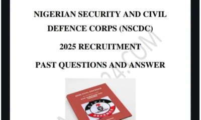Nigeria Security and Civil Defence Corps (NSCDC) Past Questions and Answers 2025 PDF Download – Prepare for CDCFIB Recruitment Test