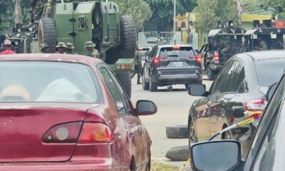 JUST-IN: Nigerian Government Deploys Armoured Tanks at INEC Headquarters in Abuja