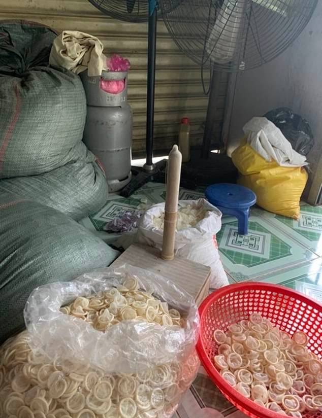 Vietnam Police Seize Hundreds of Thousands of Used Condoms in Warehouse Raid