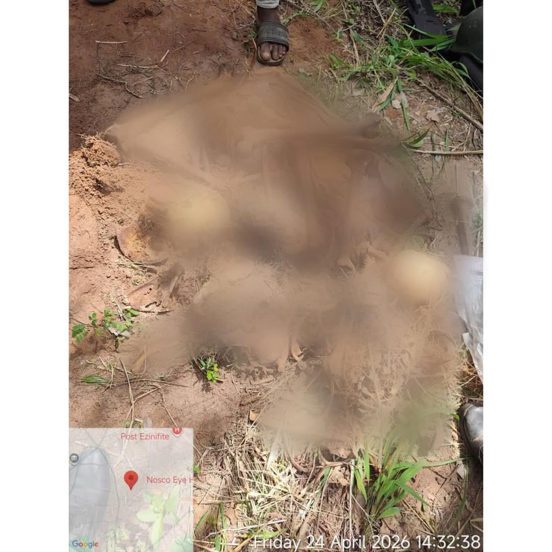 Nigerian Army Recovers Remains of Couple Killed by suspected IPOB Members While Travelling for Wedding in Imo After 4 Years(PHOTOS)