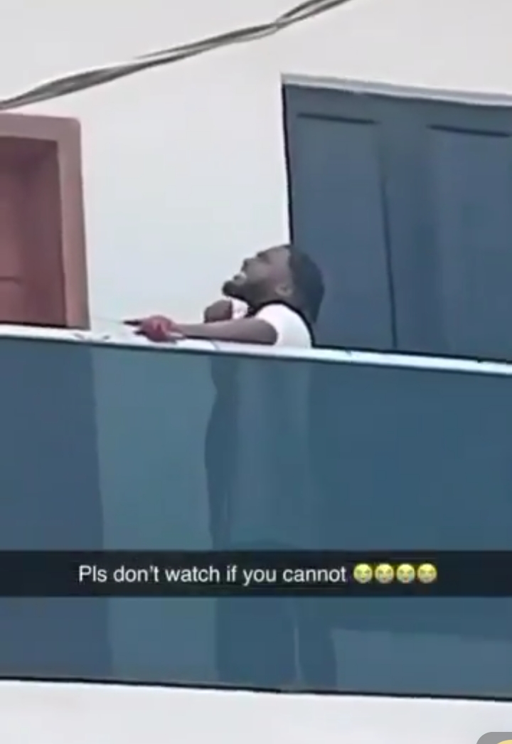 Viral Video: Tragedy in Lagos Estate As Man Seen Killing Himself With Knife, Sparks Concerns Over Mental Health, Social Isolation