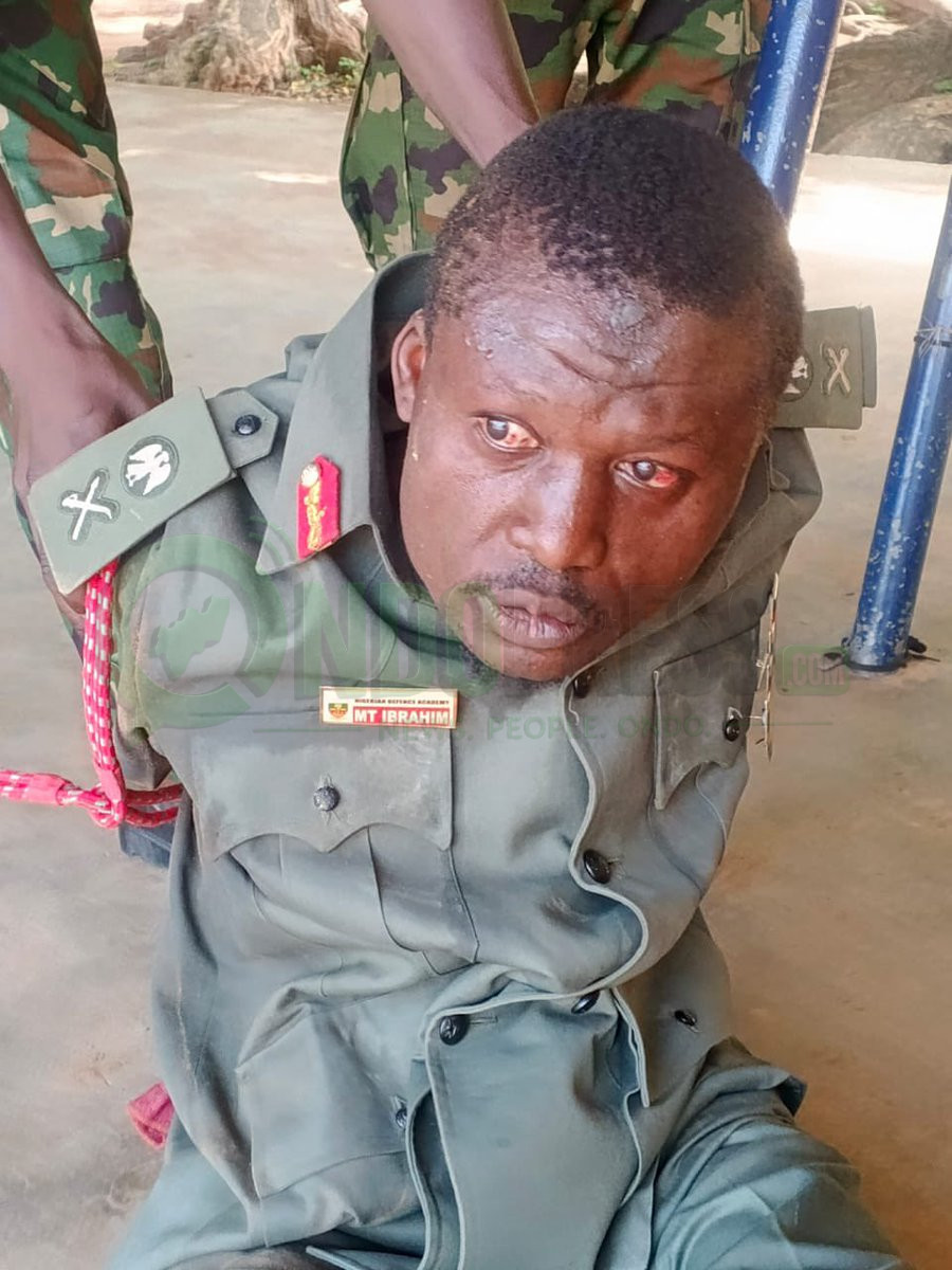 JUST-IN: Army Troops Nab Fake Major General in Kaduna