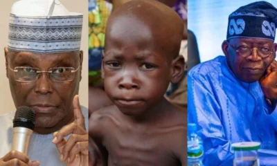African Action Congress (ADC), Presidential Candidate Atiku Shame Tinubu Over Worsening Child-malnutrition Crisis