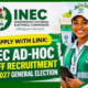INEC 2027 Ad-Hoc Staff Recruitment: What Applicants Should Know