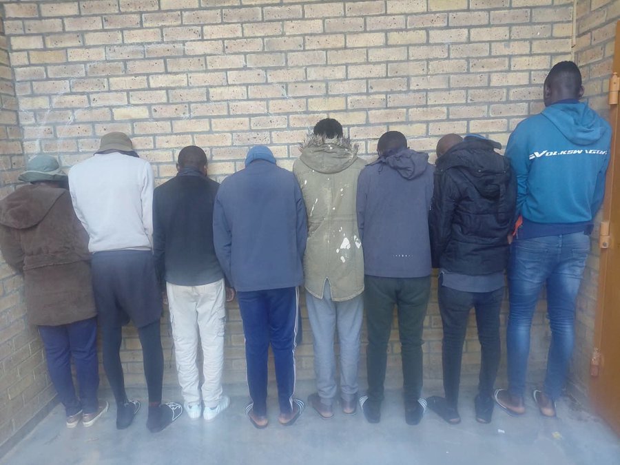 Eight Undocumented Foreign Nationals Arrested After Police Stop And Search Minibus Taxi During N7 Vehicle Checkpoint In Steinkopf